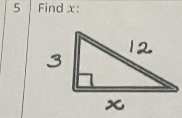 Find x :