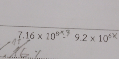 7.16* 10^(8^ 9.2* 10^6)