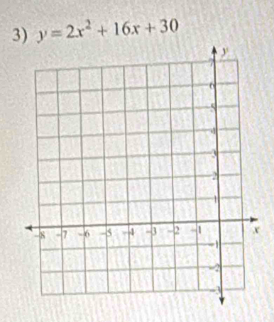 y=2x^2+16x+30