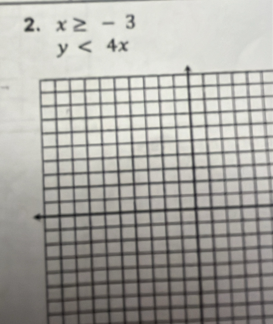 x≥ -3
y<4x</tex>