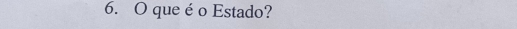 que é o Estado?