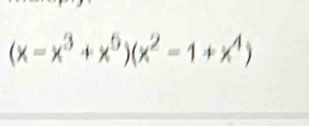 (x-x^3+x^5)(x^2-1+x^4)