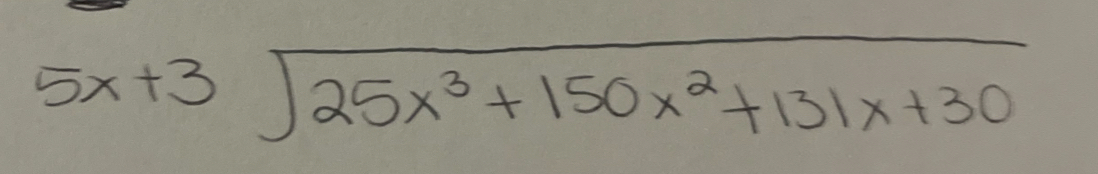 5x+3sqrt(25x^3+150x^2+131x+30)