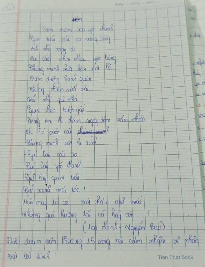 Yy 
Gian chám oca go chaos 
Qan dái cai ao oxàng bong 
Aǔ oáno agai do 
Hau dug gfun mhāu àn lāng 
eiuing ohun? ǒhug Rém ahoi eú 
Qam dliōng han8 quám 
eiing chiém dubǒ dai 
pi g 
wá ohní què onhā
10 5
Qiul fan buào gāp 
nièing egn tho thaim angoù dèim boàion ontnde 200
(R jǒ quǒn cain 
ai 
ehucng ohums bued Pu BcmR 
eì Pgi cai ao 
eiu eai goó chams 
ad 
Quǐ lai ggm juài 
Qiu acogl gáú dóo 
Non may Mug aè, choi choig anǎ mai 
alhuing quò Rung xài eá Bag cān? 
(Non cam oguàn Bap) 
Qui don on án thaoing 1ó dong mei cam onndiān 100° mthain 
gat tei hin