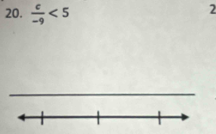  c/-9 <5</tex> 
2