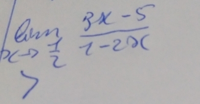 lim _2x+frac 3x-5 2x2 (3x-5)/2-2x 