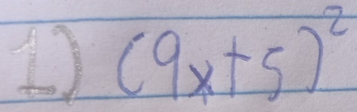 (9x+5)^2