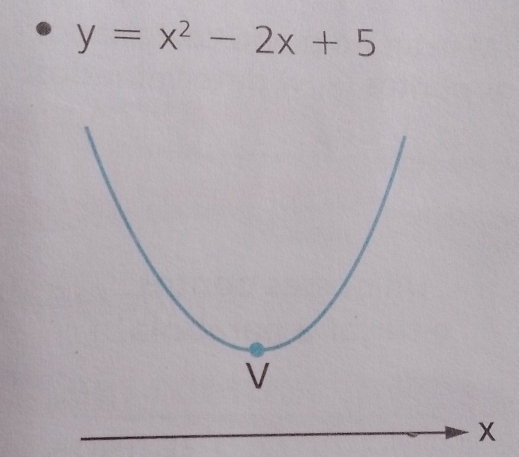 y=x^2-2x+5
x