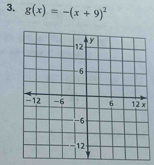 g(x)=-(x+9)^2