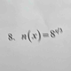 n(x)=8^(sqrt(3))