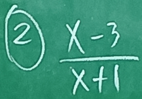 2  (x-3)/x+1 