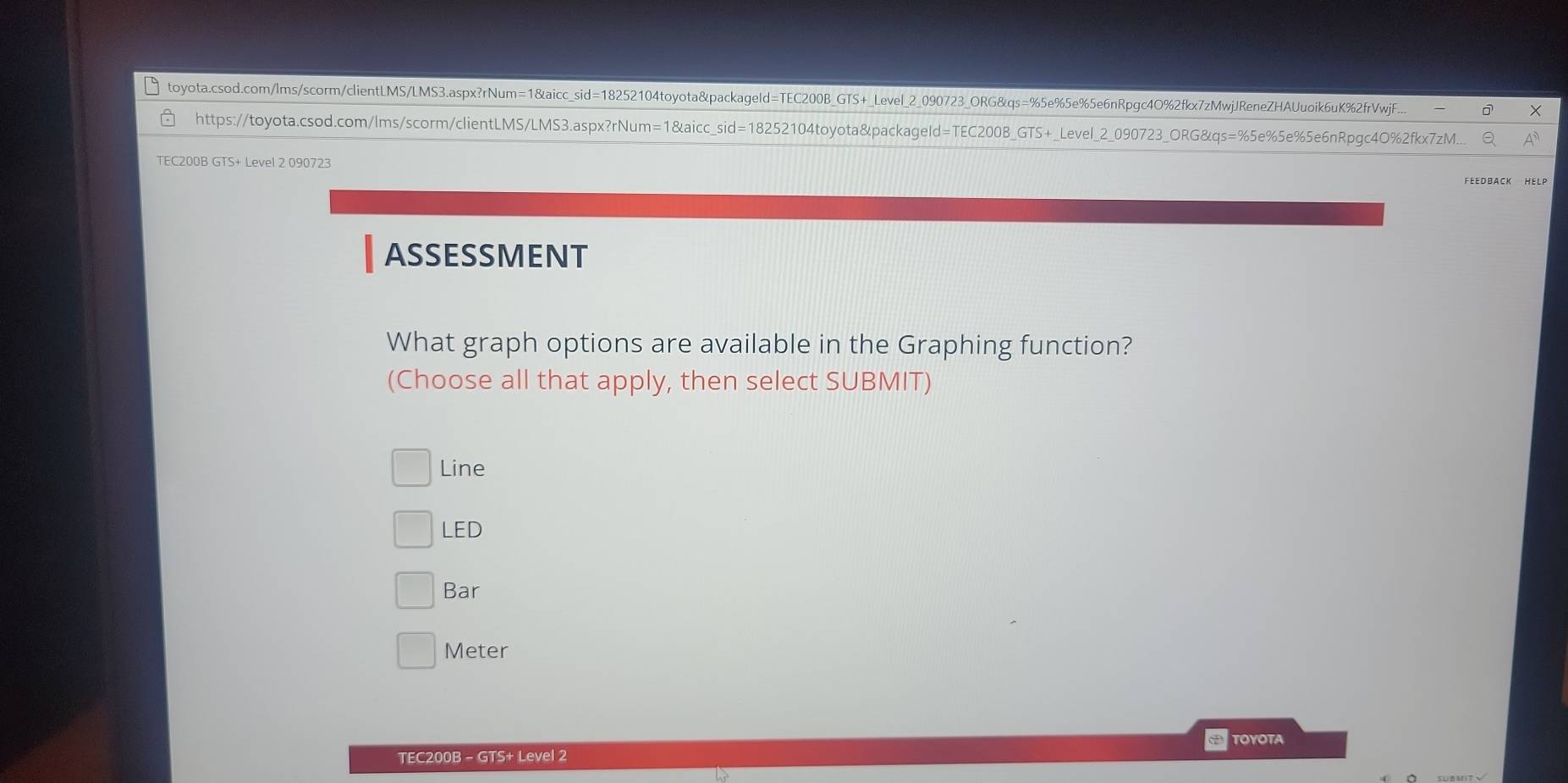 Solved: toyota.csod.com/lms/scorm/clientLMS/LMS3.aspx?rNum=1&aicc_sid ...