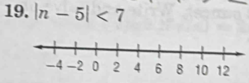 |n-5|<7</tex>