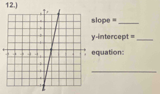 12.) 
lope =_ 
-intercept =_ 
quation: 
_