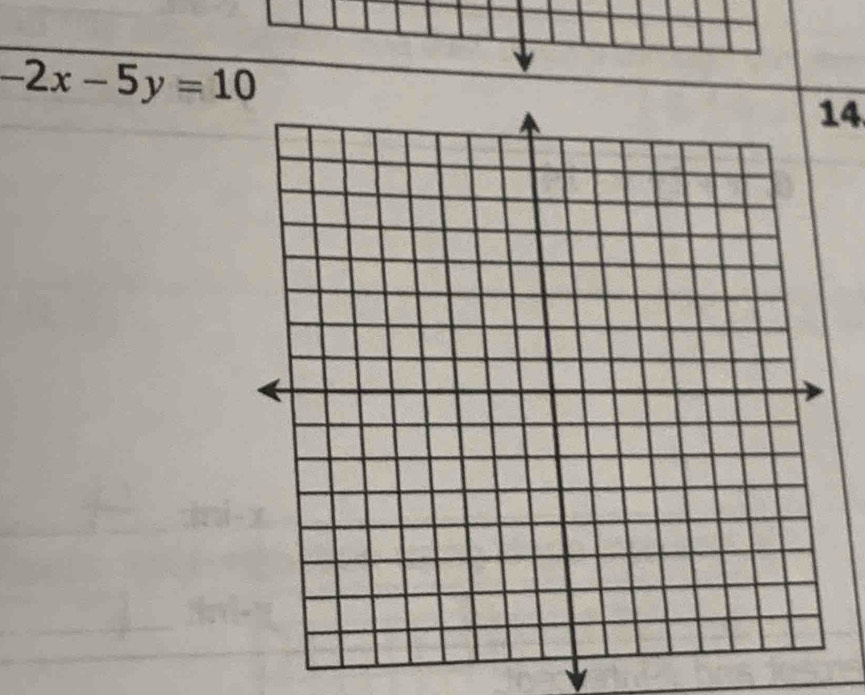 -2x-5y=10
14.