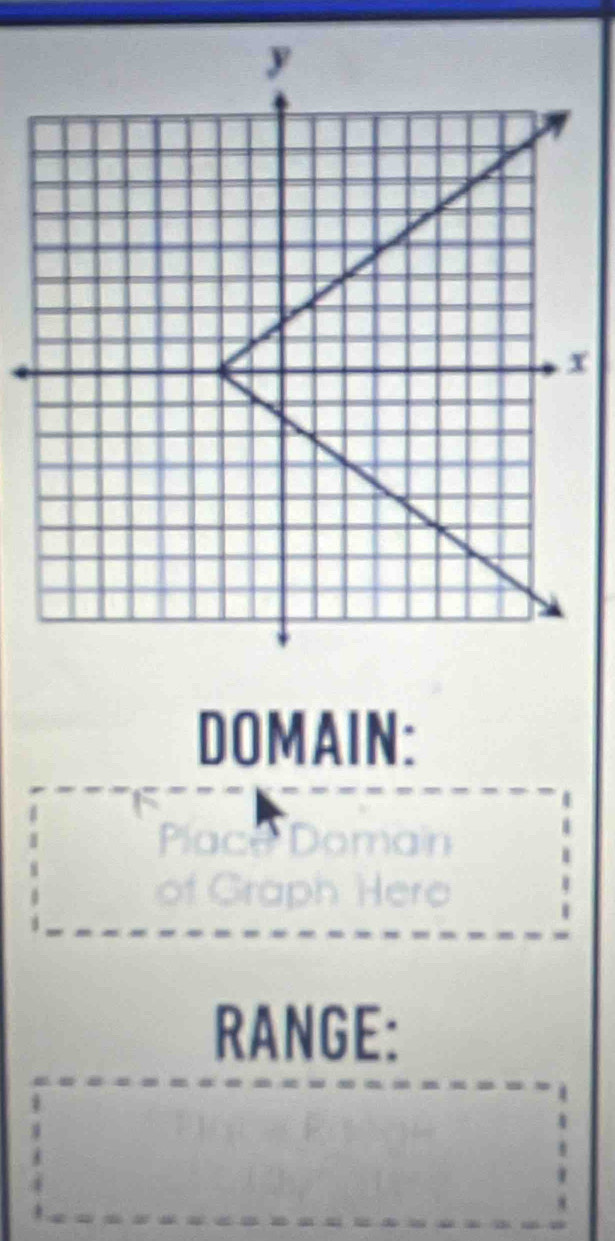 DOMAIN: 
Place Doman 
of Graph Here 
RANGE: