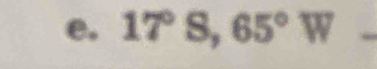 17°S, 65°W
_