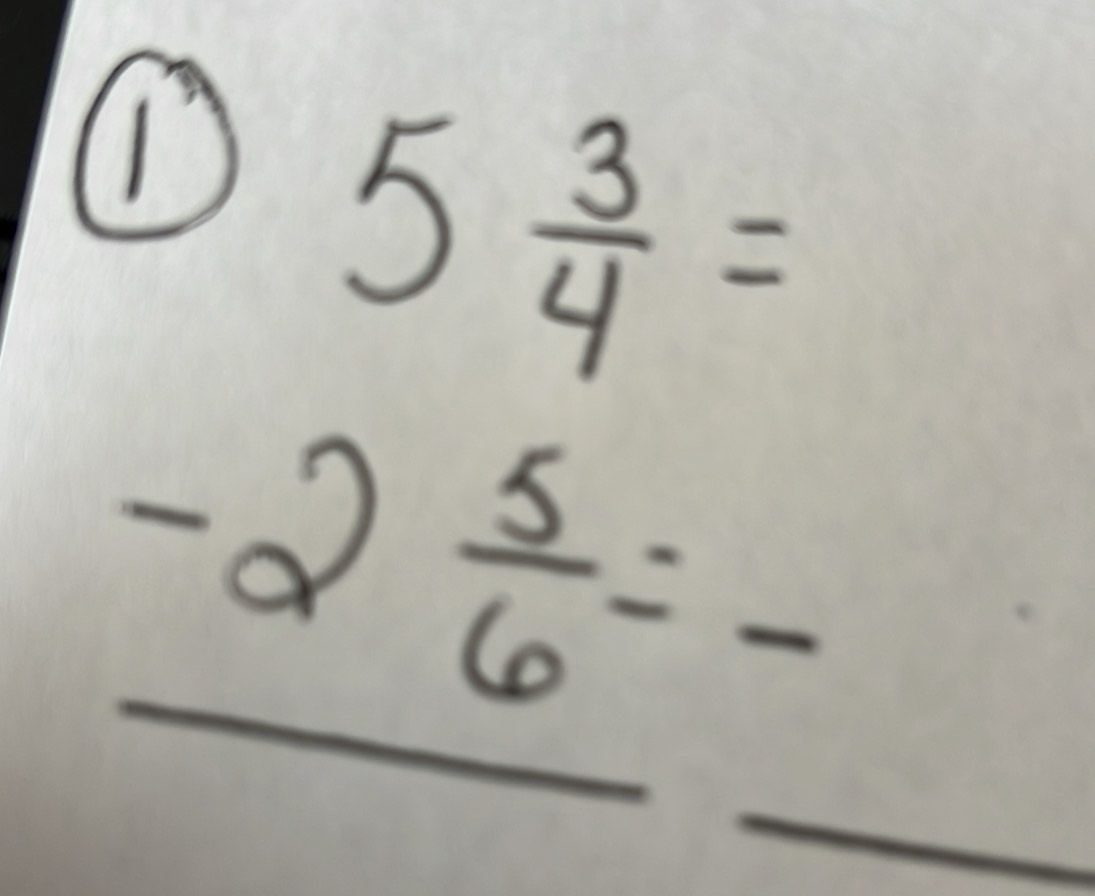 beginarrayr 5 3/4 = -2 5/6 =frac endarray
= 1/2 = 1/2  frac 1a_n= 2/n-1 
 1/a + 1/b = 5/6 
 1/2 (x-1)^2+y^2