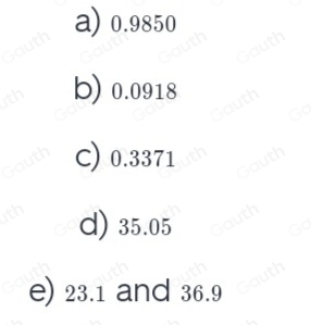 Solved: 6.8 Given a normal distribution with mu =30 and sigma =6 , find ...