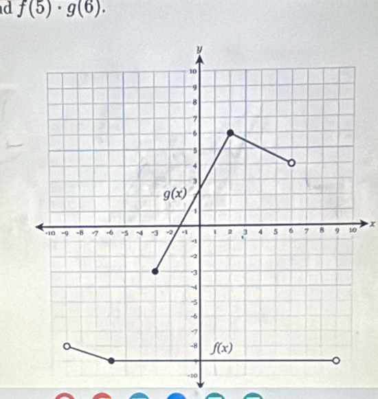 f(5)· g(6).
x