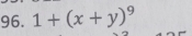 1+(x+y)^9