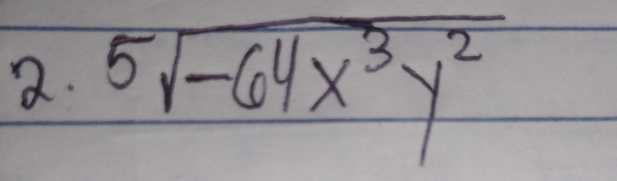 5sqrt(-64x^3y^2)