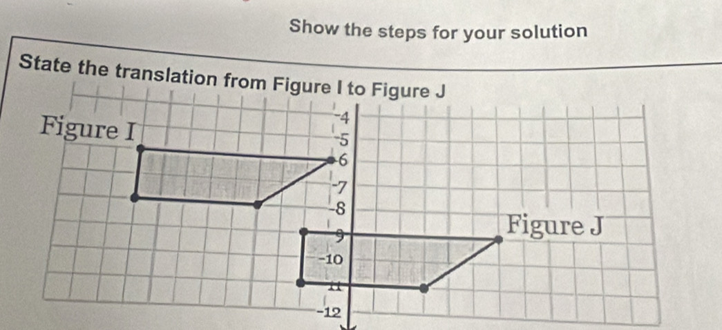 Show the steps for your solution