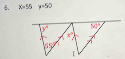 X=55 y=50