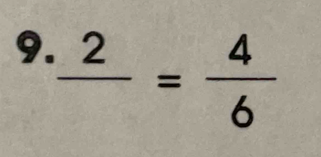 9.frac 2=frac 46°