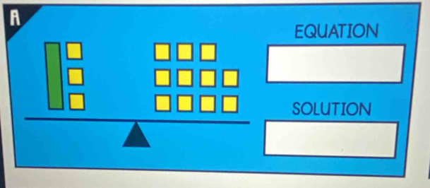 A
EQUATION
SOLUTION