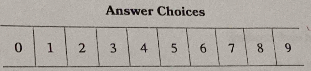 Answer Choices