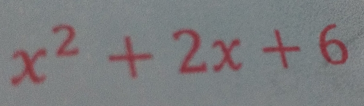 x^2+2x+6