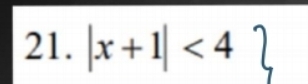 |x+1|<4</tex>