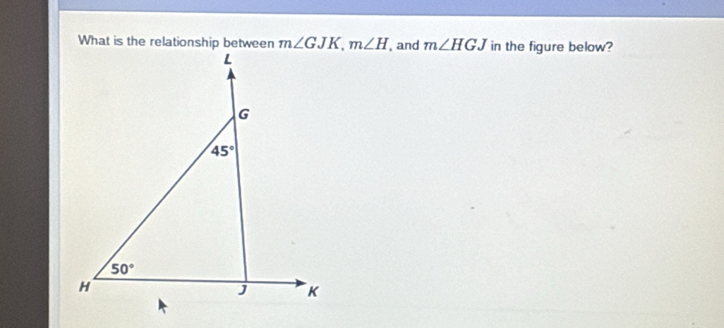 and m∠ HGJ in the figure below?