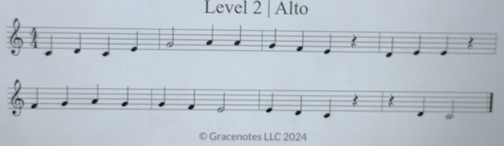 Level 2 | Alto 
: 
Gracenotes LLC 2024