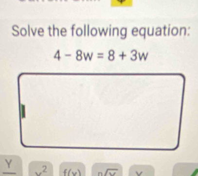 Solve the following equation:
x^2 f(x) a v