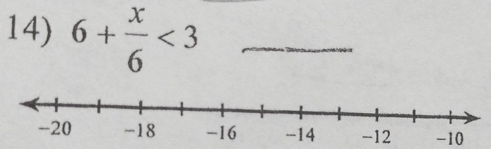 6+ x/6 <3</tex> _
-10