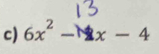 6x^2-x-4