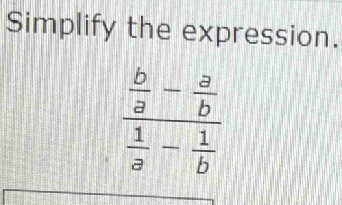 Simplify the expression.