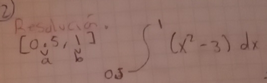 Resaucc,
[0· 5,1] ∈t^((1.5)^1(x^2)-3)dx