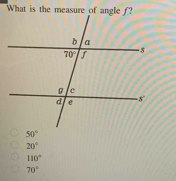 20°
110°
70°