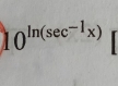 10^(ln (sec ^-1)x)