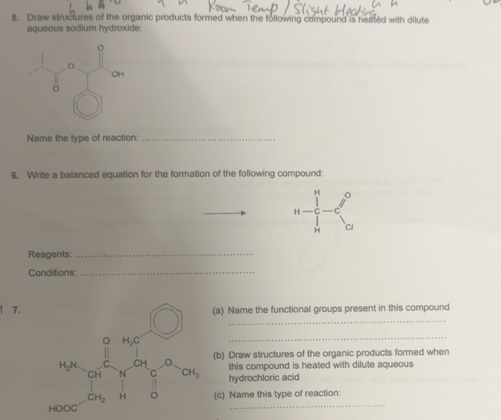 Solved: Draw structures of the organic products formed when the ...