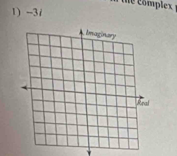 the complex 
1) -3 /