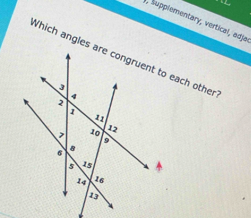 supplementary, vertical, adja
