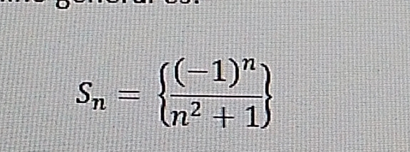 S_n= frac (-1)^nn^2+1