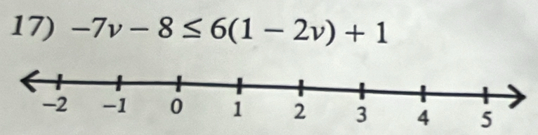 -7v-8≤ 6(1-2v)+1