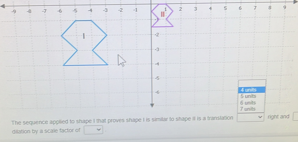 dilation by a scale factor of