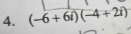 (-6+6i)(-4+2i)