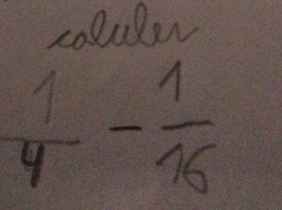 coluler
 1/4 - 1/16 